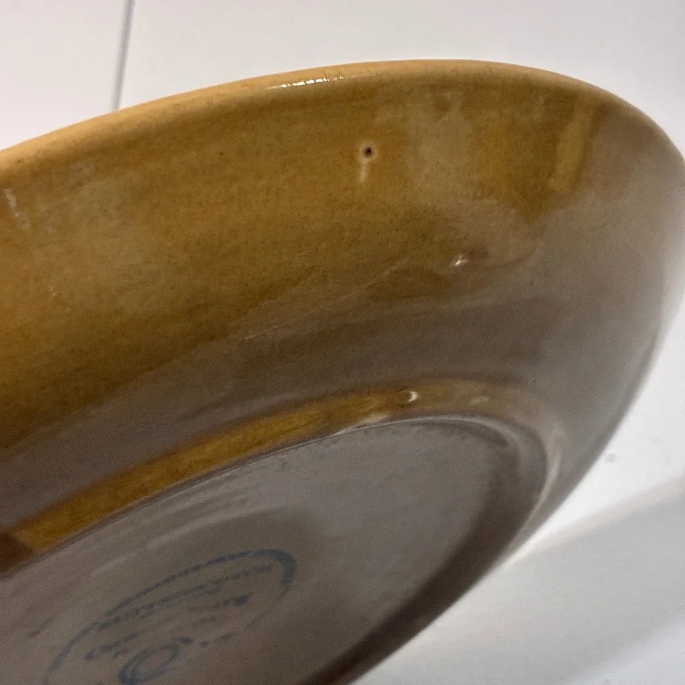 Canonsburg Pottery Butterscotch Ironstone Plate 10
